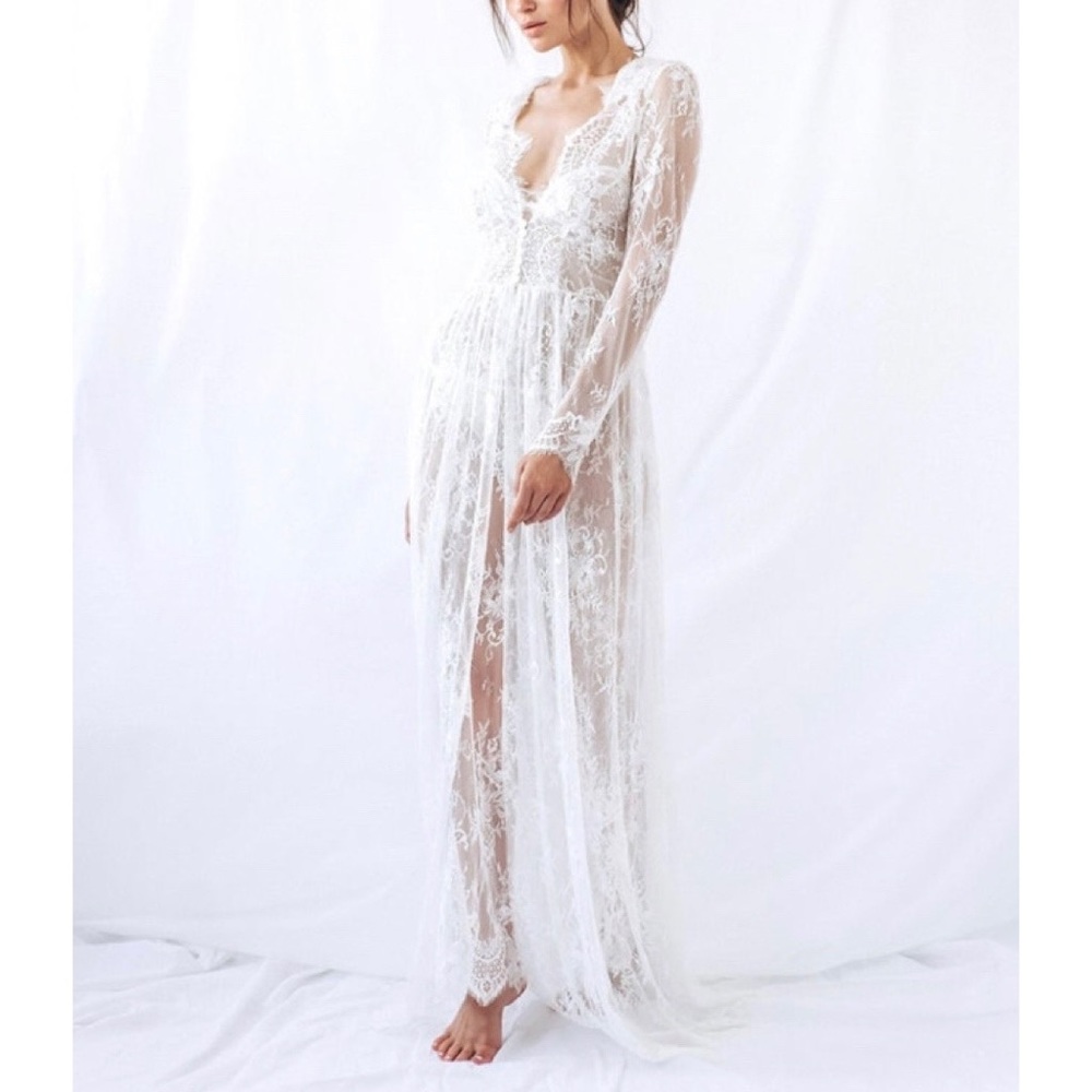 Custom Made Lace Robe